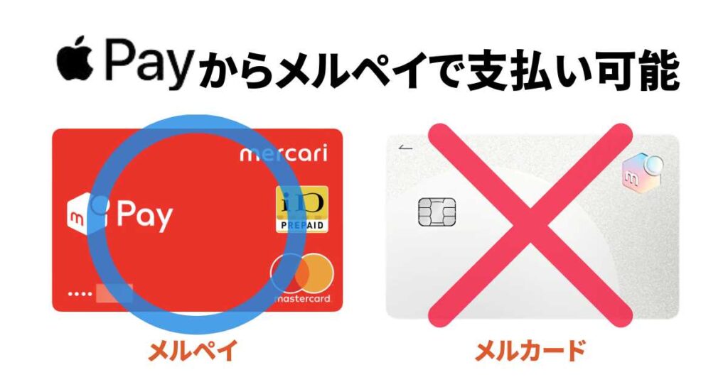 Apple Payからメルペイでの支払いは可能